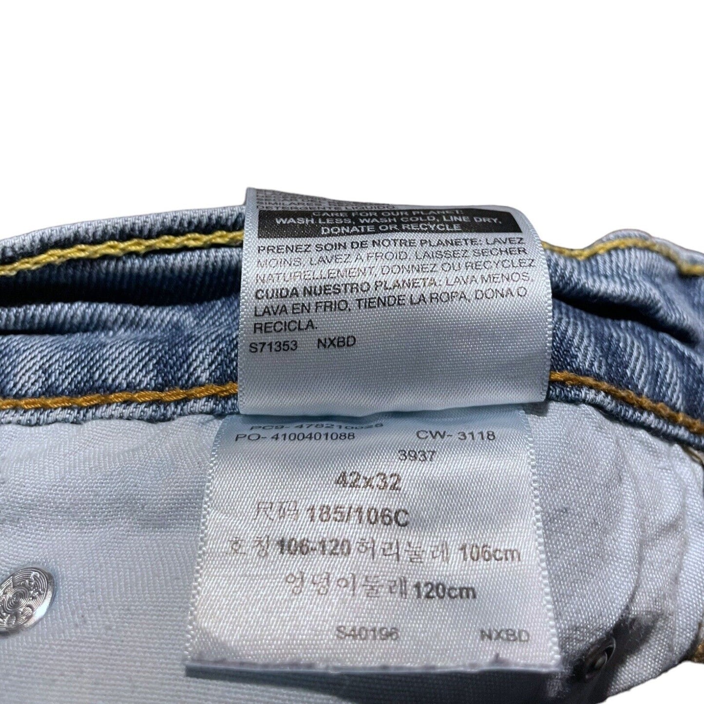 Levi Strauss & Co Denizen Jeans Hose 42X32 Vintage